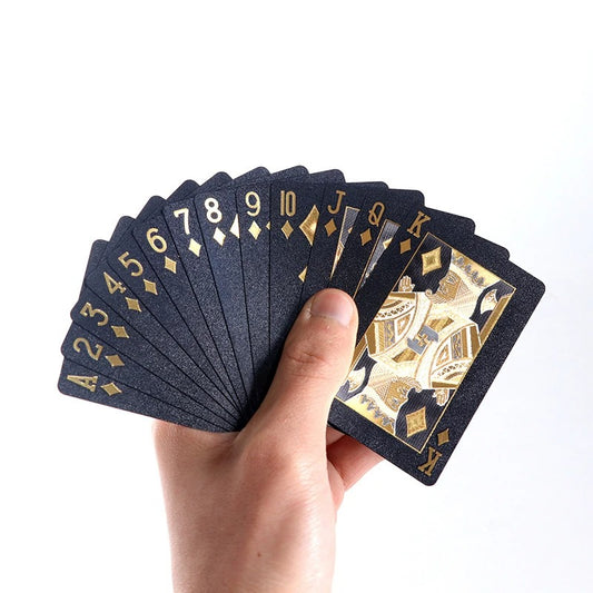 Black Gold Poker game card set